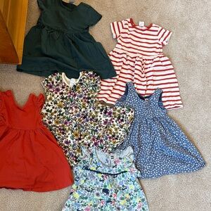Hanna Anderson & Tea Collection dress bundle, size 3T
